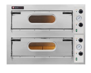 Elektryczny piec do pizzy dwukomorowy 12x33 cm One 66 Resto Quality One 66