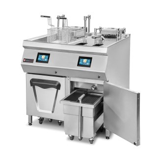 Frytownica automatyczna elektryczna filtr oleju 2x 25l 60 kW Resto Quality RQ.PLS.ODFE.020