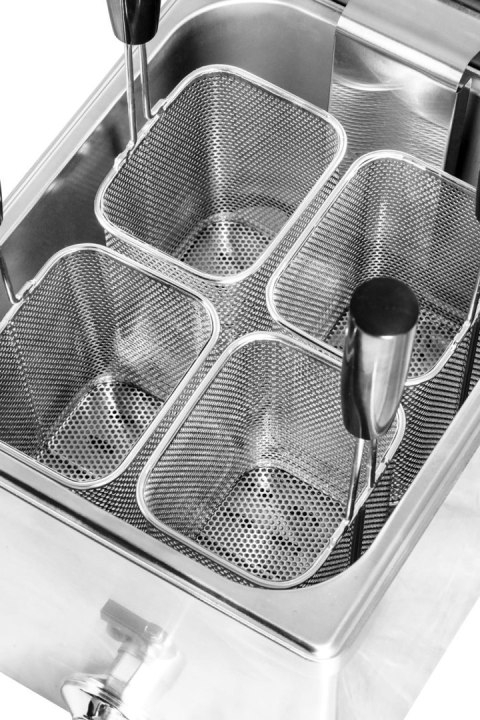 Gastronomiczny warnik do makaronu 4 kosze kran spustowy Resto Quality RQEPC-8L