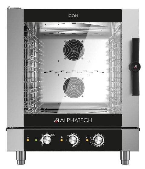 Gazowy piec konwekcyjno-parowy manualny 7xGN1/1 7x600x400 Resto Quality ICGM071E