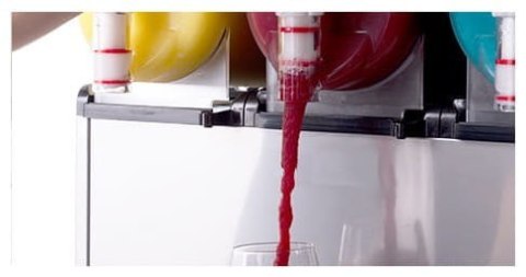 Granitor do sorbetów slush shake 3x12l gastronomiczny żółty Resto Quality SLUSH36.Y