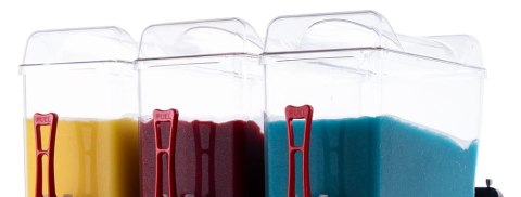 Granitor do sorbetów slush shake 3x12l gastronomiczny żółty Resto Quality SLUSH36.Y