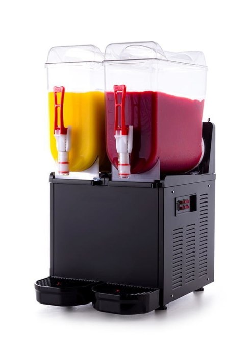 Granitor slush shake 2x12l do napojów lodowych czarny Resto Quality SLUSH24.B