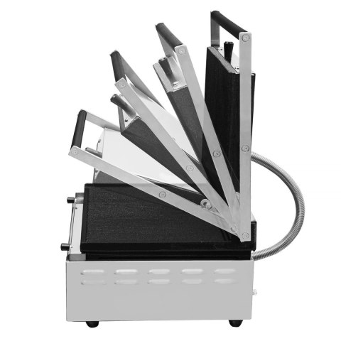 Grill elektryczny kontaktowy panini 2 płyty ryflowane Resto Quality RN101-A