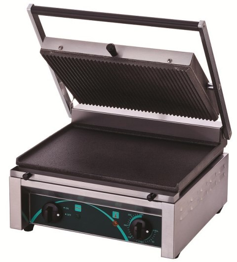 Grill elektryczny kontaktowy panini dolna płyta gładka Resto Quality RN101-B