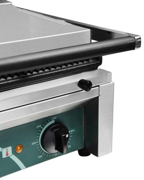 Grill elektryczny kontaktowy panini podwójny płyty ryflowane Resto Quality RN103-A