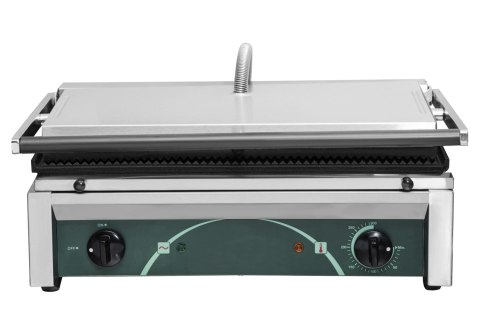 Grill elektryczny kontaktowy panini szeroki płyty ryflowane Resto Quality RN102
