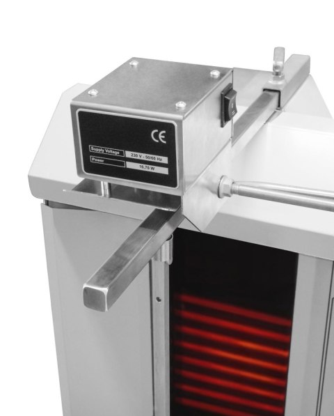 Gyros opiekacz elektryczny do kebaba 3 palniki wsad 40 kg Resto Quality KLG230