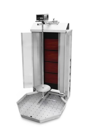 Gyros opiekacz elektryczny do kebaba 4 palniki wsad 60 kg Resto Quality KLG231