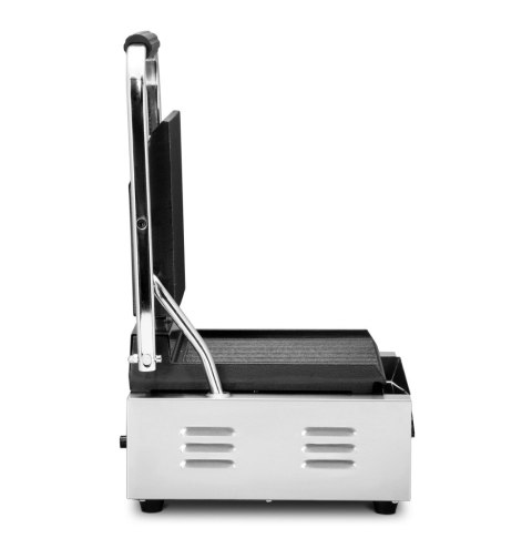 Kontakt grill pojedynczy płyty ryflowane gastronomiczny 1,8 kW Resto Quality RQK811A