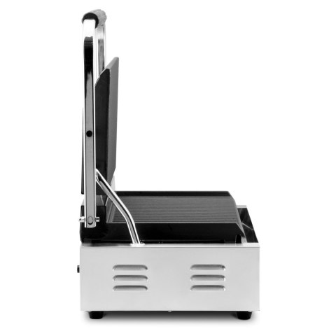 Kontakt grill pojedynczy płyty ryflowane gastronomiczny 2,2 kW Resto Quality RQK812A