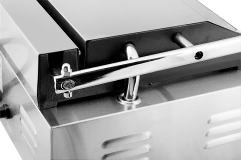 Kontakt grill pojedynczy płyty ryflowane gastronomiczny 2,2 kW Resto Quality RQK812A