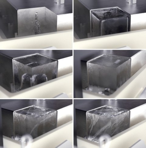 Kostkarka Hoshizaki 210 kg/24h chłodzona powietrzem półksiężyc Resto Quality KMD-210ABE-HC