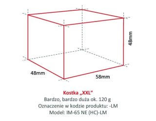 Kostkarka Hoshizaki 43 kg/24h chłodzona powietrzem kostka duża Big Resto Quality IM-65NE-HC-LM "Big"