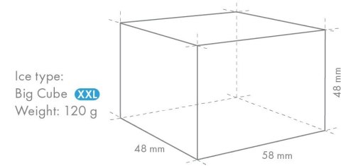 Kostkarka Hoshizaki 65 kg/24h UVC chłodzona powietrzem kostka duża Resto Quality IM-65PE-U-LM