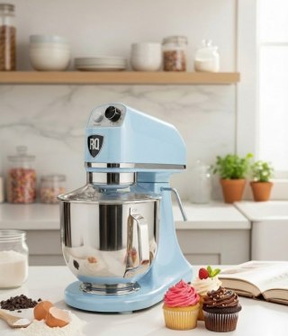 Mikser planetarny gastronomiczny 7 litrów obudowa czarna Resto Quality RQB7-N