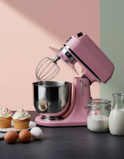 Mikser planetarny gastronomiczny 7 litrów obudowa różowa Resto Quality RQB7-P