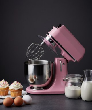 Mikser planetarny gastronomiczny 7 litrów obudowa różowa Resto Quality RQB7-P