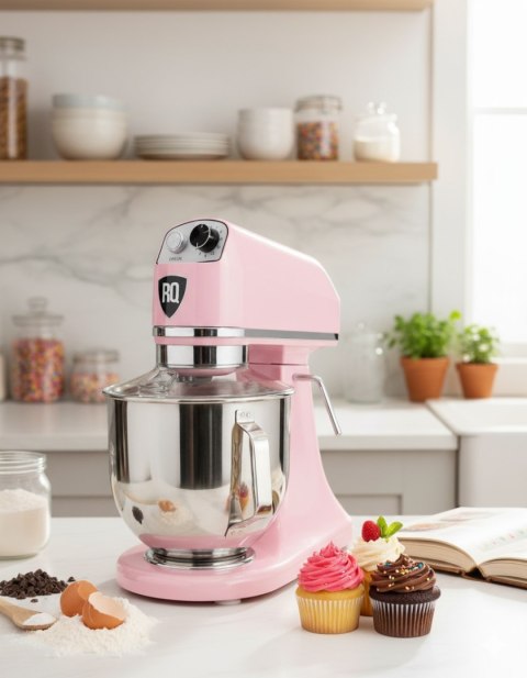 Mikser planetarny gastronomiczny 7 litrów obudowa różowa Resto Quality RQB7-P