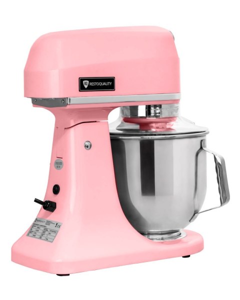 Mikser planetarny gastronomiczny 7 litrów obudowa różowa Resto Quality RQB7-P