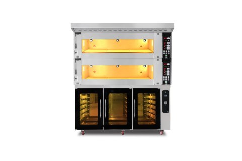Modułowy piec piekarniczy 2-komorowy 27,4 kW 400V 1660x1400 mm Resto Quality MD/1400/2