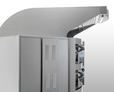 Okap do pieca do pizzy Caravaggio z wyciągiem Cuppone Resto Quality KCR835AS