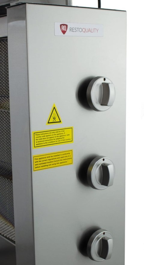 Opiekacz gazowy do kebaba 3 palniki wsad do 40 kg Resto Quality RQ32463