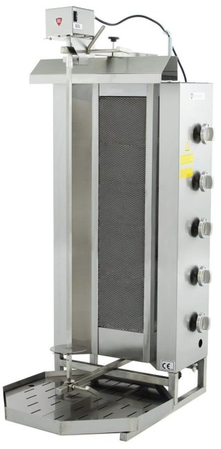 Opiekacz gazowy do kebaba 5 palników wsad do 80 kg Resto Quality RQ32465