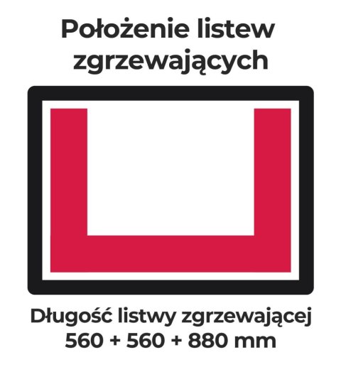 Pakowarka iSENSOR L wolnostojąca 3 listwy Busch przyłącze gaz Resto Quality FIL6BUG2
