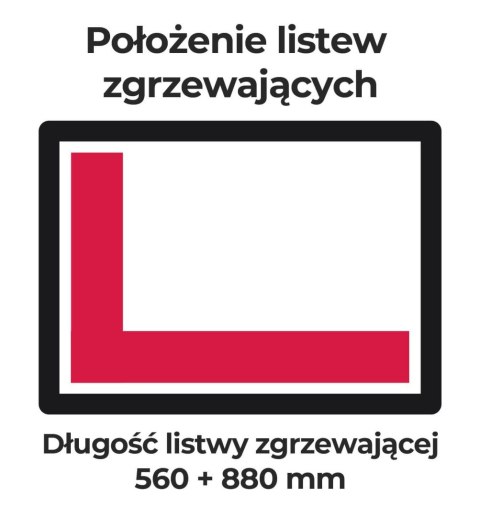 Pakowarka iSENSOR L wolnostojąca listwa 560+880 mm Busch gaz Resto Quality FIL6BLG2