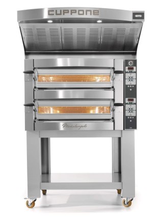 Piec do pizzy dwukomorowy Michelangelo cyfrowy 4+4x36 cm Resto Quality ML435/2 CD