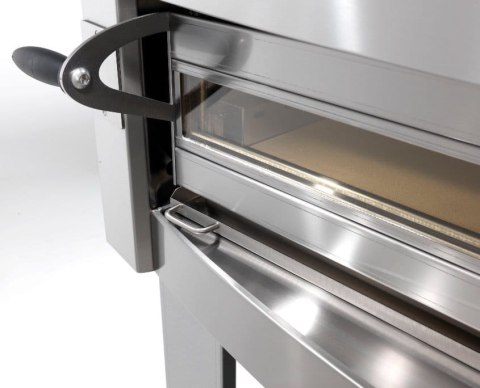Piec do pizzy dwukomorowy Michelangelo dotykowy 4+4x36 cm Resto Quality ML435/2 TS