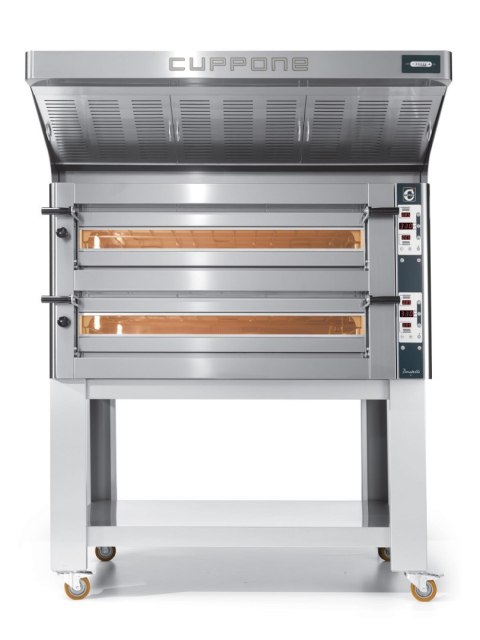 Piec do pizzy dwukomorowy cyfrowy 6+6x36 cm szeroki Resto Quality DN635L/2 D