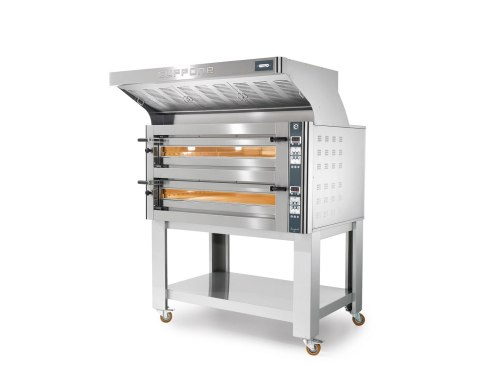 Piec do pizzy dwukomorowy cyfrowy 9+9x36 cm Donatello Resto Quality DN935/2 D