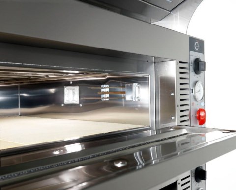 Piec do pizzy elektryczny dwukomorowy Tiepolo 6+6x36 cm Resto Quality TP635/2CM