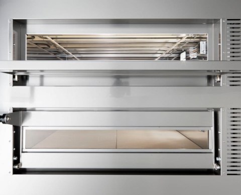 Piec do pizzy elektryczny dwukomorowy Tiepolo 9+9x36 cm Resto Quality TP935/2CM