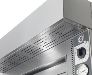 Piec do pizzy elektryczny dwukomorowy Tiziano 4+4x20 cm Resto Quality TZ420/2M