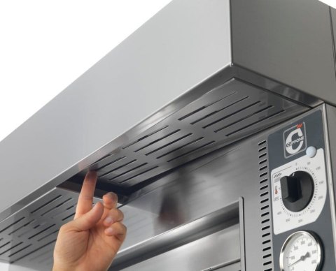 Piec do pizzy elektryczny dwukomorowy Tiziano 4+4x30 cm Resto Quality TZ430/2M