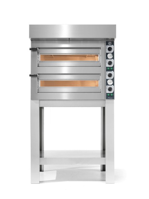 Piec do pizzy elektryczny dwukomorowy Tiziano 4+4x35 cm Resto Quality TZ435/2M