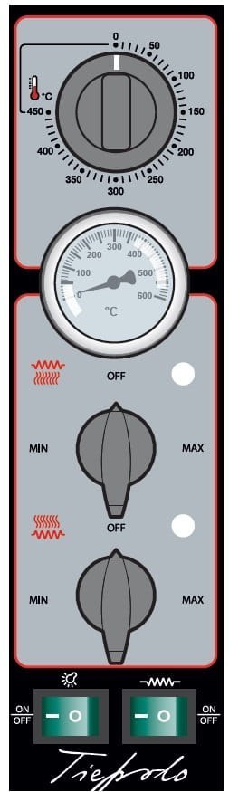 Piec do pizzy elektryczny jednokomorowy Tiepolo 6x36 cm Resto Quality TP635/1CM