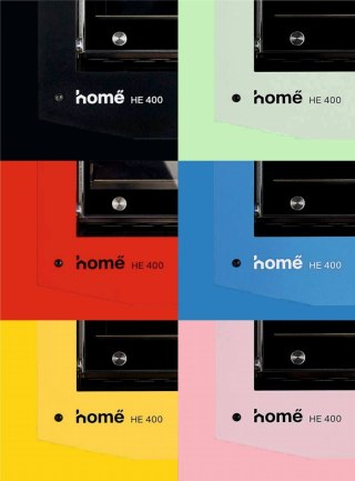 Piec do pizzy jednokomorowy dotykowy 400x400 mm Czarny Resto Quality HE400/1 TS/FN