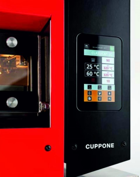 Piec do pizzy jednokomorowy dotykowy 400x400 mm Czarny Resto Quality HE400/1 TS/FN