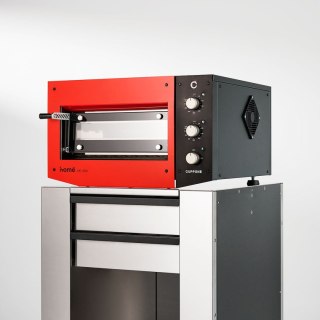 Piec do pizzy jednokomorowy manualny 400x400 mm Czerwony Resto Quality HE400/1 TM/FR