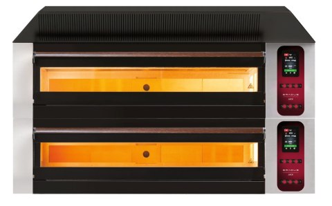 Piec elektryczny do pizzy dwukomorowy z podstawą 9x30 cm Resto Quality COMP - 2S M9