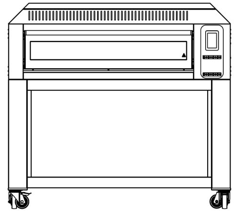 Piec elektryczny do pizzy jednokomorowy z podstawą 16x30 cm Resto Quality COMP - 1S L12