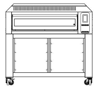 Piec elektryczny jednokomorowy podstawa z prowadnicami 9x30 cm Resto Quality COMP - 1ST L9