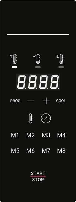 Piec konwekcyjny szybkiego gotowania Quick 1 czarny 3,6 kW Resto Quality QUICK 1 BLACK