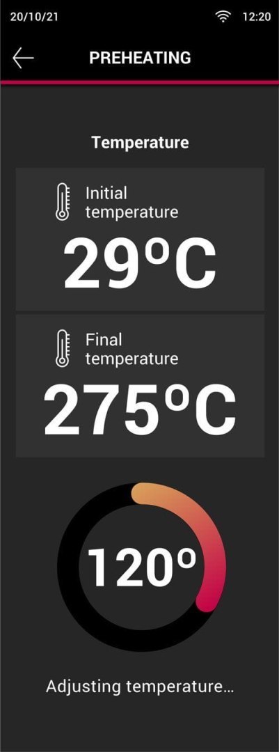 Piec konwekcyjny szybkiego gotowania Quick 1T dotykowy czerwony Resto Quality QUICK 1T RED