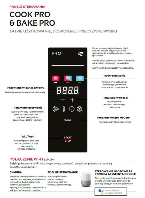 Piec piekarniczo-cukierniczy elektryczny Bake Pro 10 blach 400 V Resto Quality BAKE PRO 10E