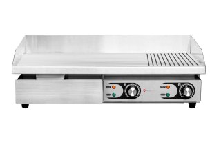 Płyta grillowa elektryczna gładko-ryflowana 4,4 kW 730x440 mm Resto Quality RQEG820-2